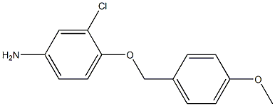 3-chloro-4-[(4-methoxybenzyl)oxy]aniline Structure