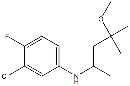 3-chloro-4-fluoro-N-(4-methoxy-4-methylpentan-2-yl)aniline