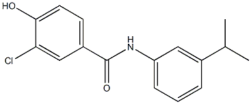 3-chloro-4-hydroxy-N-[3-(propan-2-yl)phenyl]benzamide|