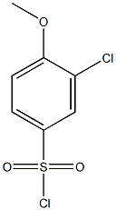 3-chloro-4-methoxybenzene-1-sulfonyl chloride,,结构式