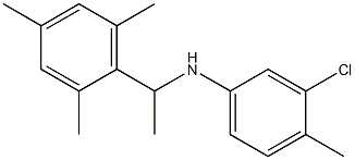  3-chloro-4-methyl-N-[1-(2,4,6-trimethylphenyl)ethyl]aniline