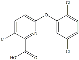  3-chloro-6-(2,5-dichlorophenoxy)pyridine-2-carboxylic acid