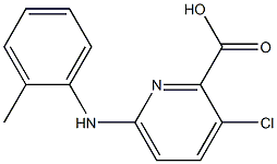  3-chloro-6-[(2-methylphenyl)amino]pyridine-2-carboxylic acid