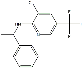 3-chloro-N-(1-phenylethyl)-5-(trifluoromethyl)pyridin-2-amine Structure