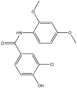 3-chloro-N-(2,4-dimethoxyphenyl)-4-hydroxybenzamide