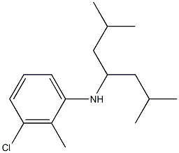 3-chloro-N-(2,6-dimethylheptan-4-yl)-2-methylaniline