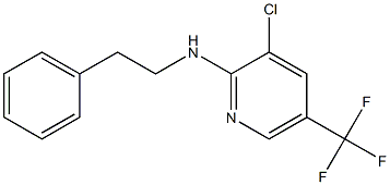 3-chloro-N-(2-phenylethyl)-5-(trifluoromethyl)pyridin-2-amine Structure