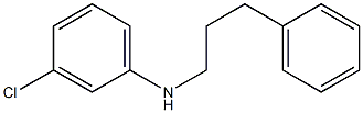 3-chloro-N-(3-phenylpropyl)aniline 结构式