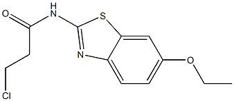 3-chloro-N-(6-ethoxy-1,3-benzothiazol-2-yl)propanamide