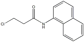 3-chloro-N-(naphthalen-1-yl)propanamide Structure