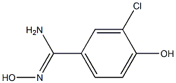 3-chloro-N',4-dihydroxybenzenecarboximidamide Structure