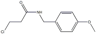 3-chloro-N-[(4-methoxyphenyl)methyl]propanamide