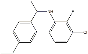 3-chloro-N-[1-(4-ethylphenyl)ethyl]-2-fluoroaniline