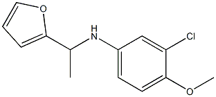  3-chloro-N-[1-(furan-2-yl)ethyl]-4-methoxyaniline