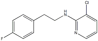 3-chloro-N-[2-(4-fluorophenyl)ethyl]pyridin-2-amine Struktur