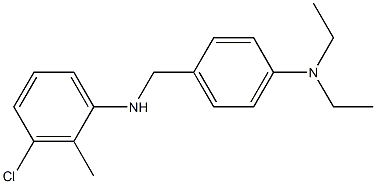  3-chloro-N-{[4-(diethylamino)phenyl]methyl}-2-methylaniline