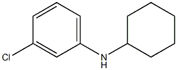 3-chloro-N-cyclohexylaniline 结构式
