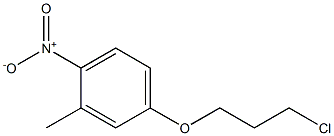 3-chloropropyl 3-methyl-4-nitrophenyl ether Structure