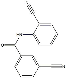 3-cyano-N-(2-cyanophenyl)benzamide,,结构式