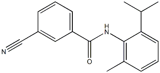 3-cyano-N-(2-isopropyl-6-methylphenyl)benzamide Structure