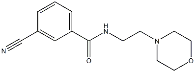  3-cyano-N-(2-morpholin-4-ylethyl)benzamide