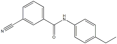 3-cyano-N-(4-ethylphenyl)benzamide Structure