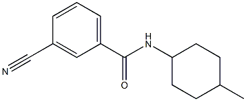 3-cyano-N-(4-methylcyclohexyl)benzamide,,结构式