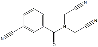 3-cyano-N,N-bis(cyanomethyl)benzamide