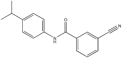 3-cyano-N-[4-(propan-2-yl)phenyl]benzamide