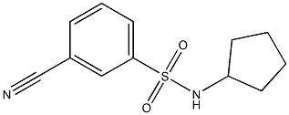 3-cyano-N-cyclopentylbenzenesulfonamide