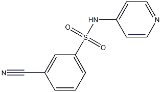 3-cyano-N-pyridin-4-ylbenzenesulfonamide