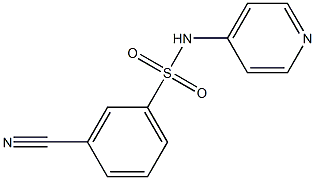 3-cyano-N-pyridin-4-ylbenzenesulfonamide|