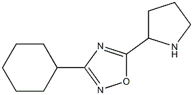 3-cyclohexyl-5-(pyrrolidin-2-yl)-1,2,4-oxadiazole