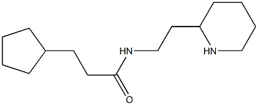  3-cyclopentyl-N-(2-piperidin-2-ylethyl)propanamide