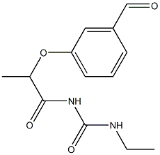 3-ethyl-1-[2-(3-formylphenoxy)propanoyl]urea