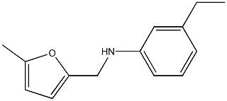 3-ethyl-N-[(5-methylfuran-2-yl)methyl]aniline Struktur