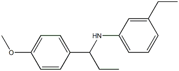  3-ethyl-N-[1-(4-methoxyphenyl)propyl]aniline