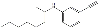 3-ethynyl-N-(octan-2-yl)aniline Structure