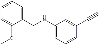 3-ethynyl-N-[(2-methoxyphenyl)methyl]aniline