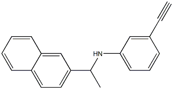 3-ethynyl-N-[1-(naphthalen-2-yl)ethyl]aniline