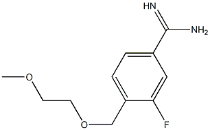 3-fluoro-4-[(2-methoxyethoxy)methyl]benzenecarboximidamide