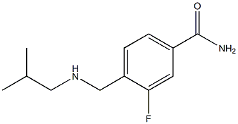  3-fluoro-4-{[(2-methylpropyl)amino]methyl}benzamide