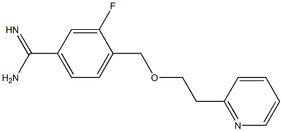  3-fluoro-4-{[2-(pyridin-2-yl)ethoxy]methyl}benzene-1-carboximidamide