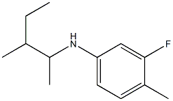 3-fluoro-4-methyl-N-(3-methylpentan-2-yl)aniline