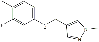 3-fluoro-4-methyl-N-[(1-methyl-1H-pyrazol-4-yl)methyl]aniline