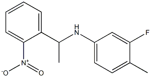 3-fluoro-4-methyl-N-[1-(2-nitrophenyl)ethyl]aniline