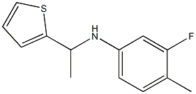 3-fluoro-4-methyl-N-[1-(thiophen-2-yl)ethyl]aniline