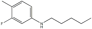 3-fluoro-4-methyl-N-pentylaniline Structure