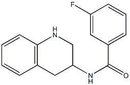 3-fluoro-N-(1,2,3,4-tetrahydroquinolin-3-yl)benzamide