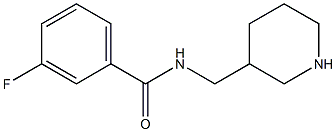 3-fluoro-N-(piperidin-3-ylmethyl)benzamide